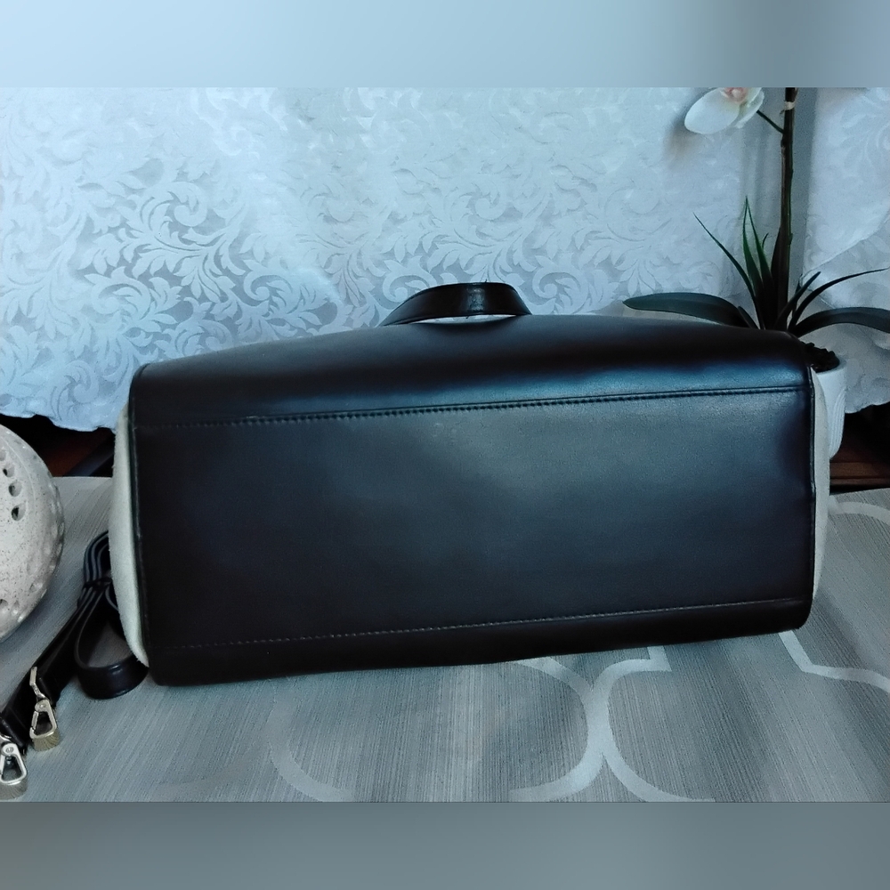 Kate Spade New York Parker Black & Suede Tote Crossbody Bag - Picture 9 of 9